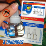 Raid, Repelente Líquido Elétrico com 3 unidades na Amazon