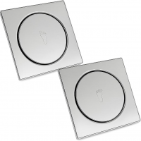 Ralos Click Inteligente Kit 2 Pop Up Aço Inox Banheiros Lavabos Casa 10x10 Click na Amazon
