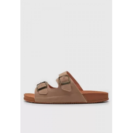 Rasteira Forever 21 Suede Bege na Dafiti