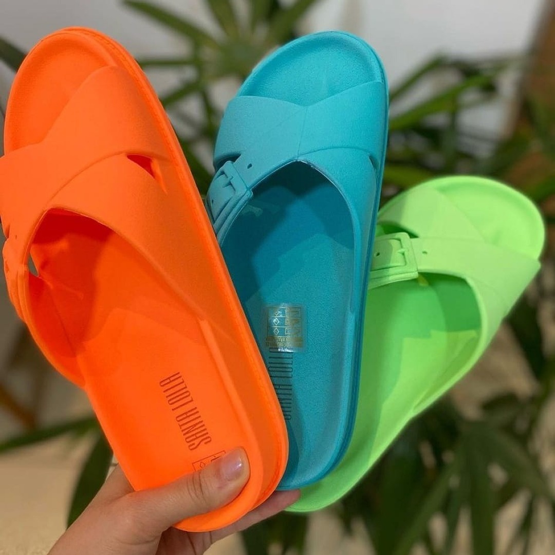 Rasteira Santa Lolla Slide Borracha na Magazine Luiza