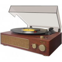 Raveo Vitrola Studio MAPLE Com Toca-discos, Rádio FM, USB, Saída Auxiliar E Fone De Ouvido E Tecnologia De Conexão Bluetooth na Amazon