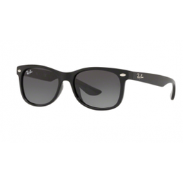 Ray-Ban Junior Kids Infanto Juvenil RJ9052S 100/11 Preto Lente Cinza Degradê Tam 48 na Okulos