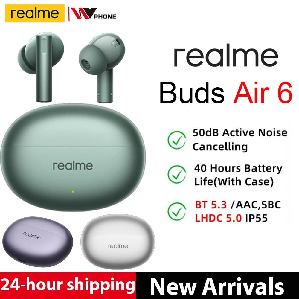 Realme Buds Air 6 Cupom na Aliexpress