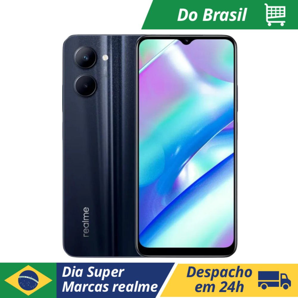 Realme C33 128GB – ESTOQUE NO BRASIL na Aliexpress