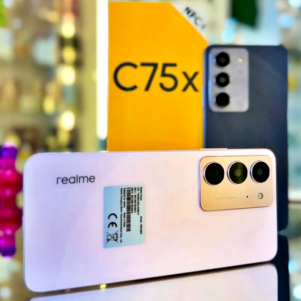 Realme C75x Smartphone Versão Global 8GB 256GB 6.67 “120Hz Display MediaTek Helio G81 Ultra 50MP AI Câmera 5600mAh Bateria na Aliexpress