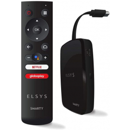 Receptor de TV Via Internet Full HD Elsys Smarty Preto - ETRI01 na Lojas Colombo