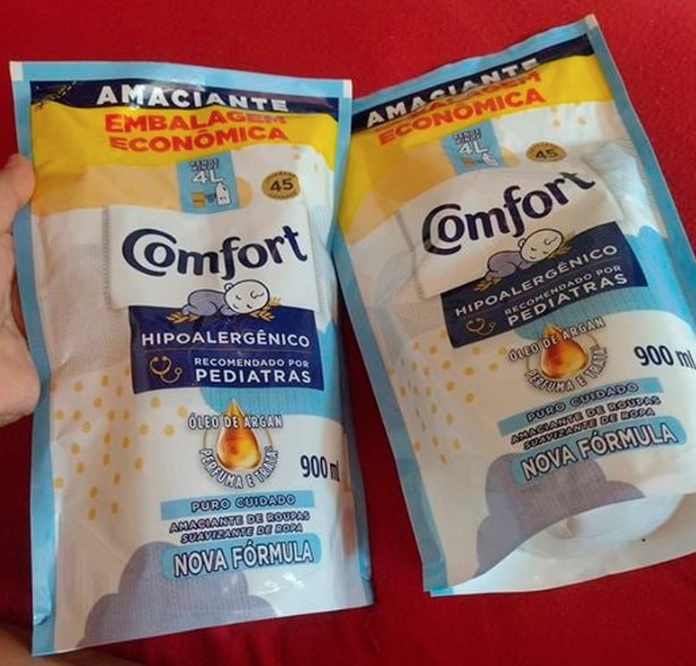 (Recorrência) Amaciante Concentrado Comfort Puro Cuidado 900 ML, Comfort, 900 Ml na Amazon