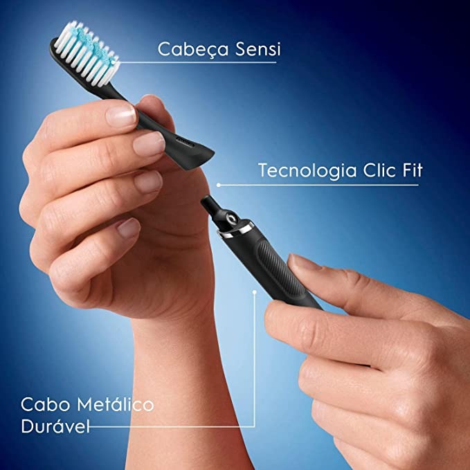 Refil Para Escova Dental Oral-B Clic 2 Unidades na Amazon
