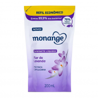 Refil Sabonete Líquido Monange Flor De Lavanda 200Ml na Amazon