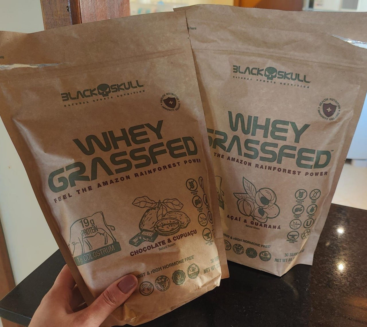 REFIL WHEY GRASSFED CHOC C/CUPU 900G BR na Amazon