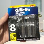 Refils Para Barbear Gillette Mach3 Carbono Carga para Aparelho de Barbear com Carvão Ativado 8 Uds na Amazon