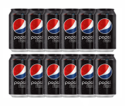 Refrigerante Pepsi Zero BLACK, Lata 350Ml Pack (12 Unidades) na Amazon