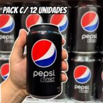 Refrigerante Pepsi Zero BLACK, Lata 350Ml Pack (12 Unidades) na Amazon