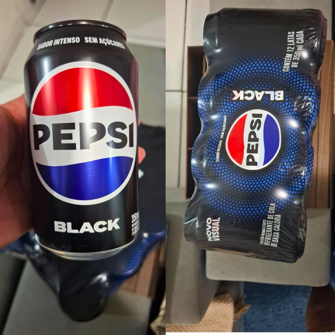 Refrigerante Pepsi Zero BLACK, Lata 350Ml Pack (12 Unidades) na Amazon