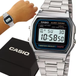Relógio Casio Digital Vintage Prata Prova D’água – 1 ano de garantia na Magazine Luiza