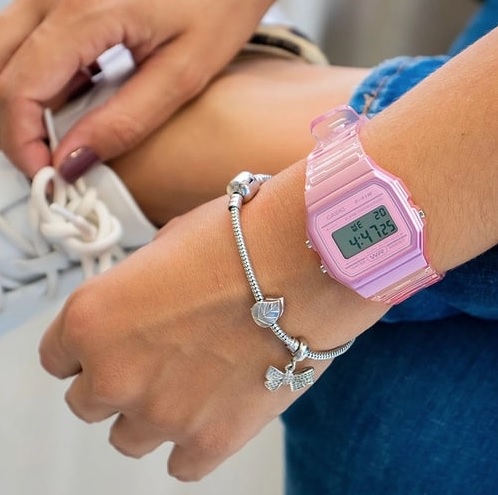 Relógio Casio Feminino Standard F-91ws-4df na Amazon