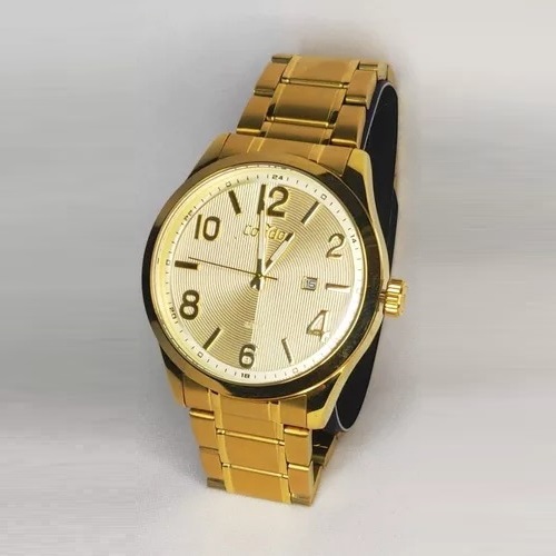 Relógio Condor Dia a Dia Masculino Dourado Analógico na Carrefour