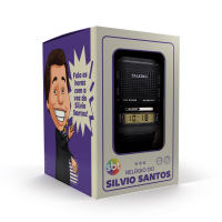 Relógio Digital Com Voz Do Silvio Santos Preto - Edição Exclusiva na Jequiti