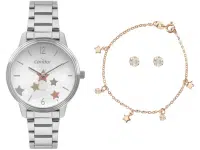 Relógio Feminino Analógico Condor COPC21AEDU/K4K – Prata com Acessórios na Magazine Luiza