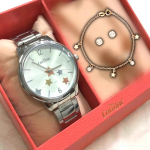 Relógio Feminino Analógico Condor COPC21AEDU/K4K – Prata com Acessórios na Magazine Luiza