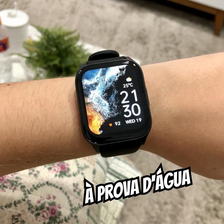 Relógio Inteligente Tranya ES10 1.83“ Tela HD Touch, IP68 à Prova d‘Água, Bateria de 7-10 Dias, Monitoramento Esportivo, Chamadas Bluetooth, Notificações, Smartwatch na Amazon