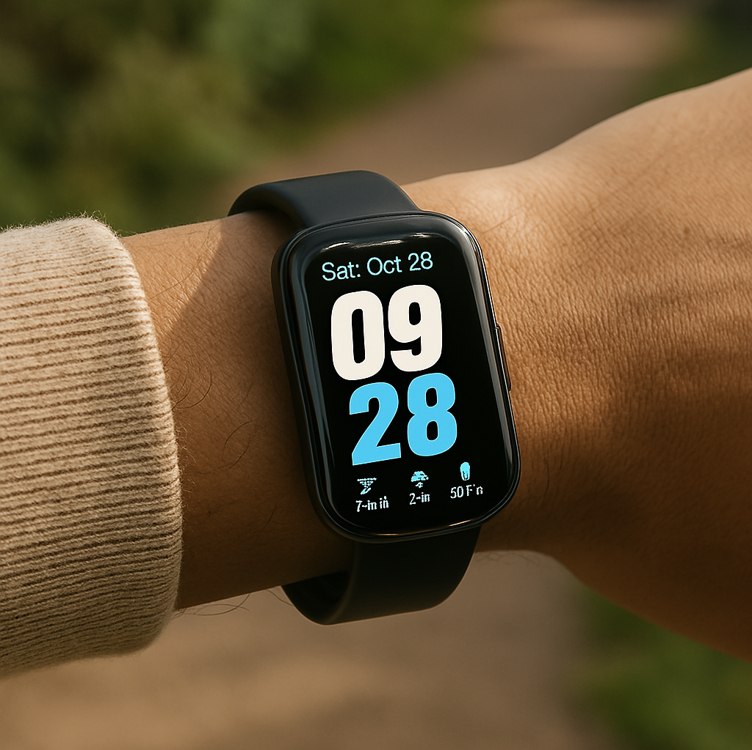 Relógio Inteligente Tranya ES11 Monitoramento Esportivo, 1.47“ Tela HD Touch, IP68 à Prova d‘Água, Bateria de 5-7 Dias, Notificações, Smartwatch na Amazon