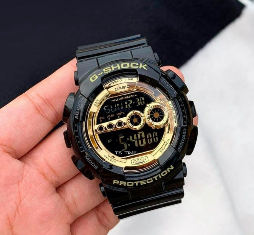 Relógio Masculino Digital Casio G-Shock GD-100GB-1DR – Preto na Extra