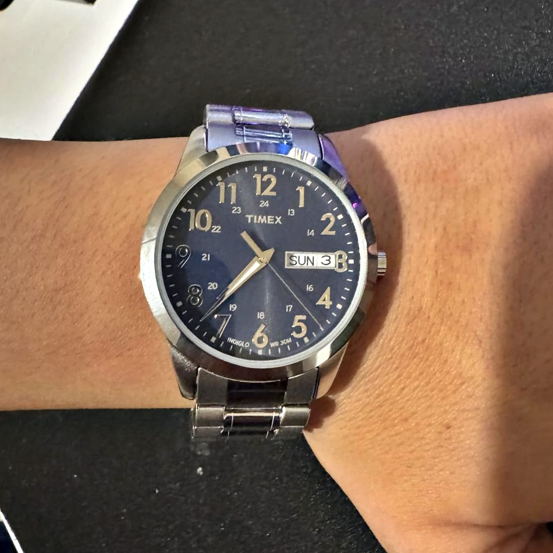 Relógio masculino Timex South Street Sport, aço inoxidável, 36 mm na Amazon