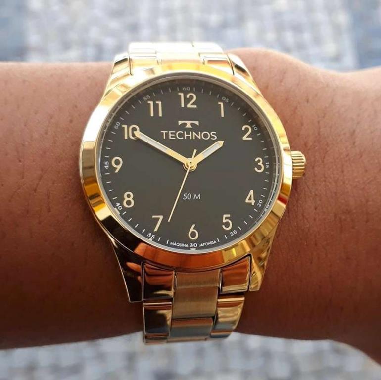 Relógio Technos Feminino Boutique Dourado – 2035MKM/1P na Amazon