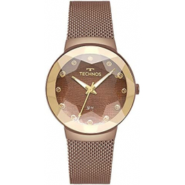 Relógio Technos Feminino Crystal Marrom - 2035MRJ/4M na Amazon