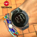 Relógio Technos Feminino Digital Bicolor – BJ3851AP/1P na Amazon