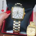 Relógio Technos Feminino St.moritz Dourado na Amazon