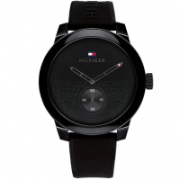 Relógio Tommy Hilfiger Masculino Borracha Preto na Vivara