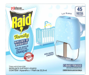 Repelente Elétrico Family Raid Líquido – 45 Noites – Aparelho + Refil na Amazon