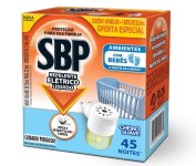 Repelente Elétrico Líquido SBP 45 Noites Cheiro Suave Novo Aparelho + Refil na Amazon