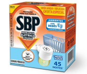 Repelente Elétrico Líquido SBP 45 Noites Cheiro Suave Novo Aparelho + Refil na Amazon