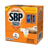 Repelente Elétrico Líquido SBP 45 Noites Novo Aparelho + Refil na Amazon
