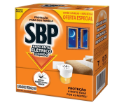Repelente Elétrico Líquido SBP 45 Noites Novo Aparelho + Refil na Amazon