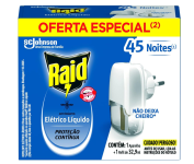 Repelente Elétrico Raid – Líquido Anti Mosquitos 1 Aparelho + 1 Refil De 32,9Ml na Amazon