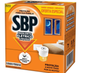 Repelente Elétrico SBP Líquido 45 Noites Novo Aparelho + Refil na Amazon