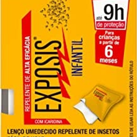 Repelente Exposis Infantil Lenço Umedecido na Amazon