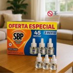 Repelente Líquido Elétrico SBP Refil – Caixa c/ 3 na Amazon
