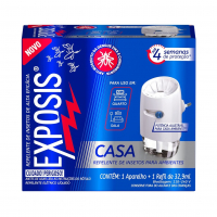 Repelente Para Ambientes Exposis Casa Aparelho E Refil 32,9ml na Amazon