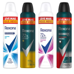 Rexona Antitranspirante Aerossol Antibacterial e Invisible Men – 250Ml na Amazon