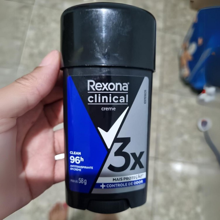 Rexona Clinical Antitranspirante Creme Clean 58g na Amazon