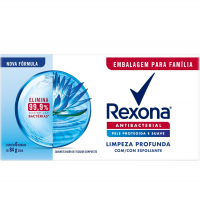 Rexona Pack Sabonete Em Barra Antibacterial Limpeza Profunda Envoltório 6 Unidades na Amazon