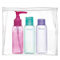 Ricca Conjunto Com 3 Frascos De Viagem na Amazon