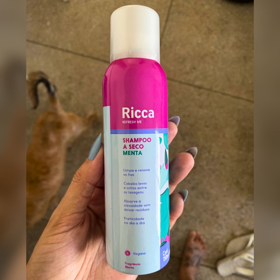 Ricca Shampoo A Seco Menta 150ml na Amazon