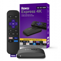 Roku Express 4K | Dispositivo De Streaming Para TV HD/4K/HDR Compatível Com Alexa, Siri E Google na Amazon