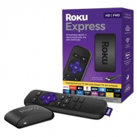 Roku Express Dispositivo Streaming Player, Full HD, Conversor Smart TV, Com Controle Remoto - 3960BR-SG na KaBuM!